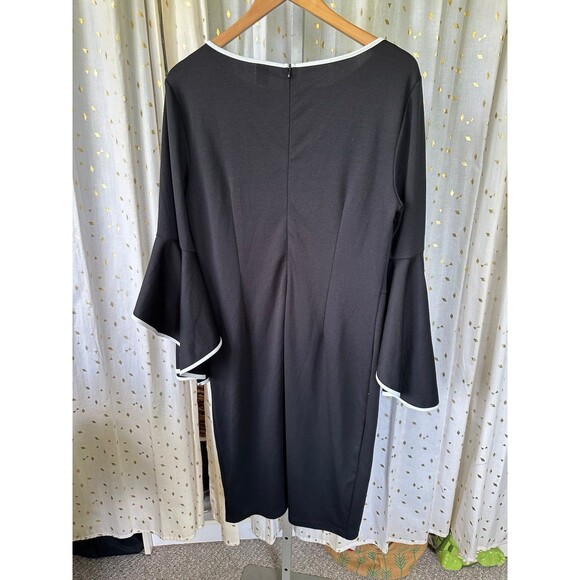 VFshow Vfemage Dramatic Piped Bell Sleeve Shift Special Occasion Dress XL - Picture 3 of 7